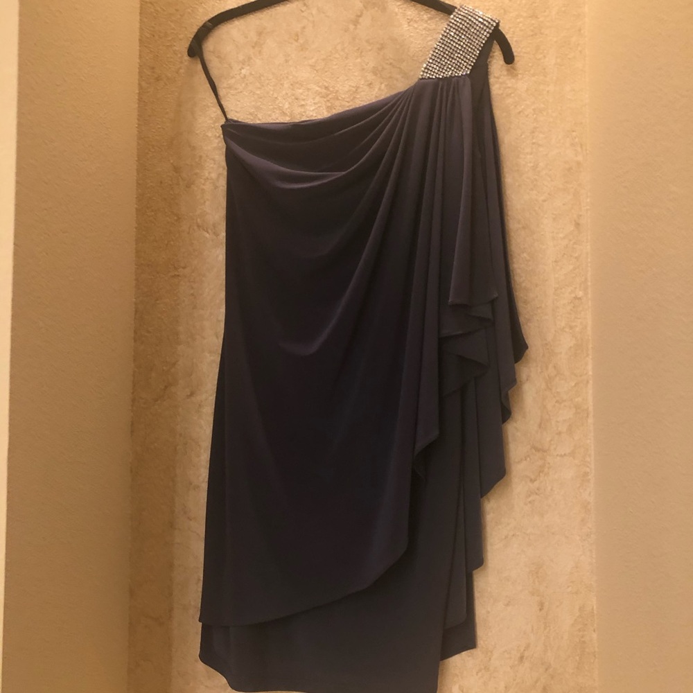 Cache one shoulder dress